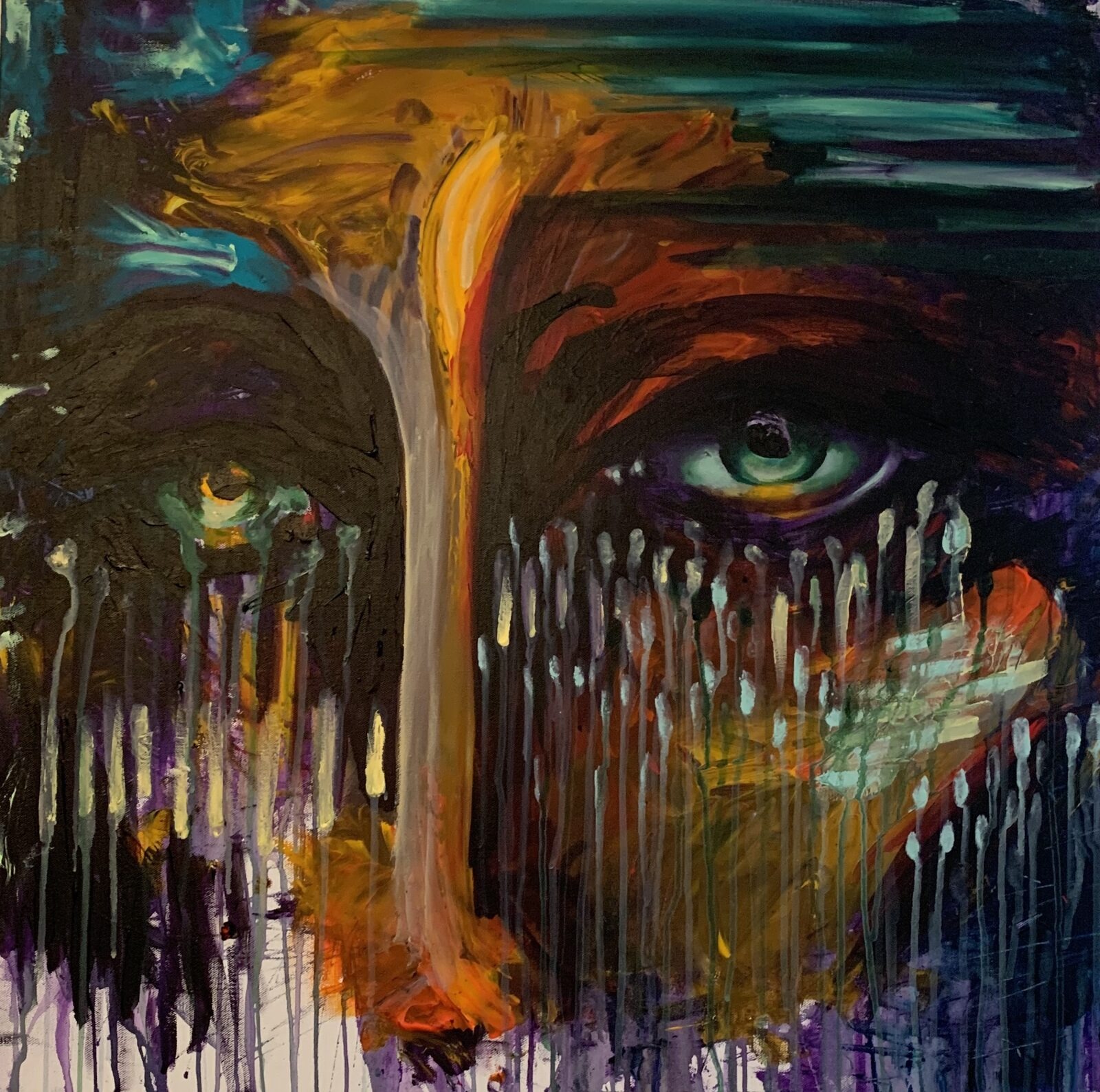 Study of Focus, painting by Sarah Eisner